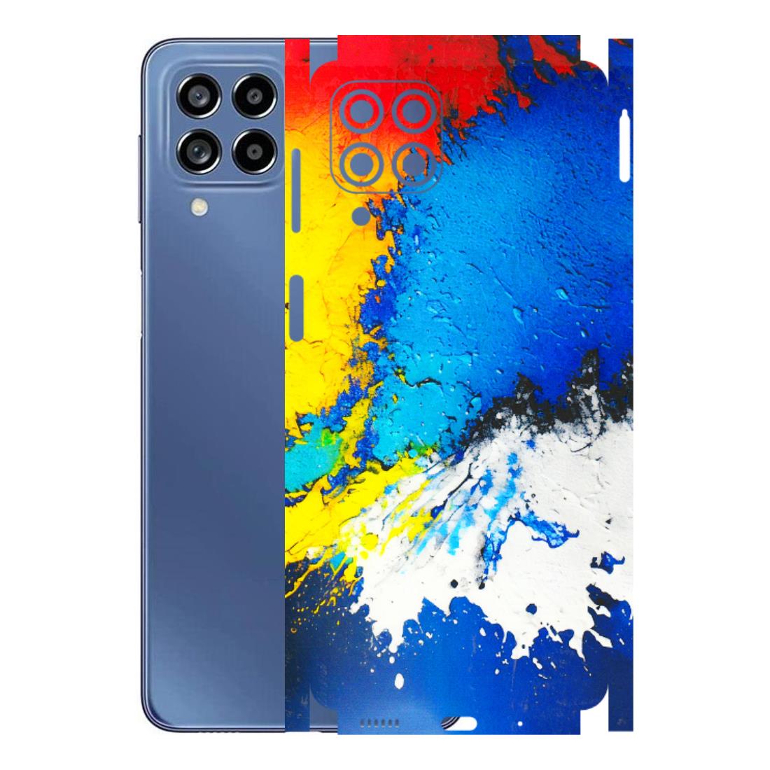 Samsung M/F/Note/Flip and C Phone Skins (All Models) - Acrylic Paint Spill - 3D Embossed Finish (L-229) Samsung Galaxy M53 (5G)