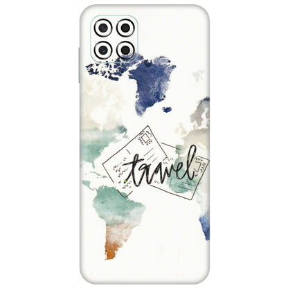 Samsung M/F/Note/Flip and C Phone Skins (All Models) - Travel The World - 3D Embossed Finish (L-232) Samsung Galaxy M53 (5G)