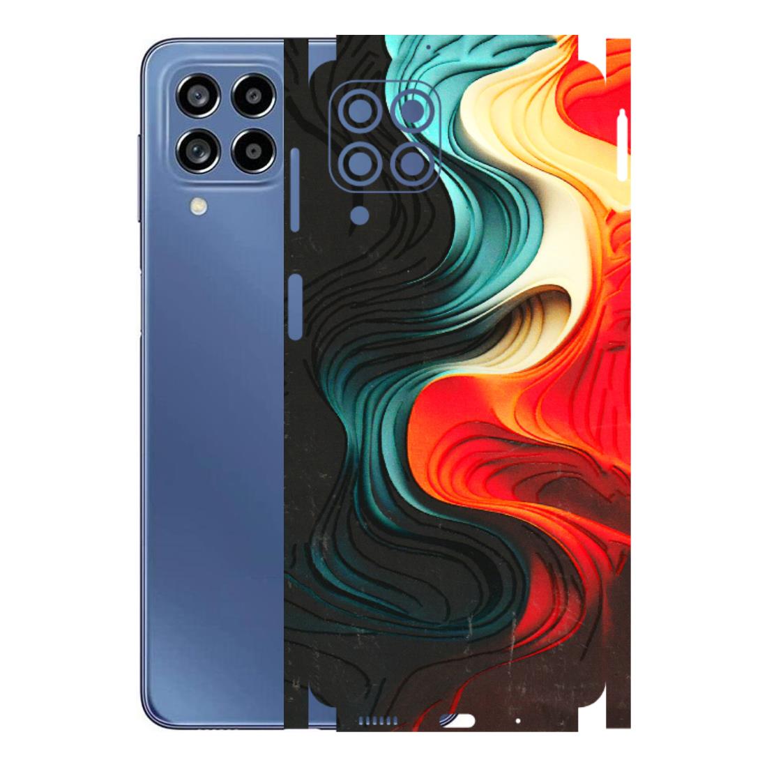Samsung M/F/Note/Flip and C Phone Skins (All Models) - The Silky Swirl - 3D Embossed Finish (L-240) Samsung Galaxy M53 (5G)