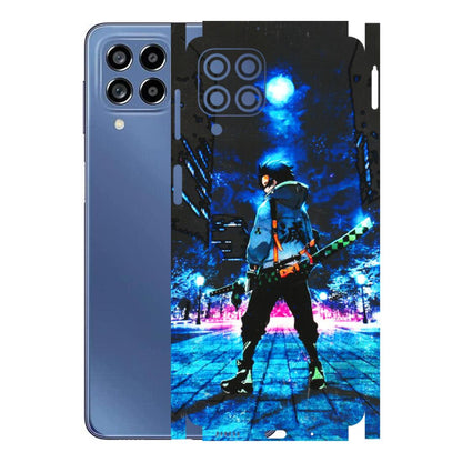 Samsung M/F/Note/Flip and C Phone Skins (All Models) - Demon Slayer Sword - 3D Embossed Finish (L-247) Samsung Galaxy M53 (5G)