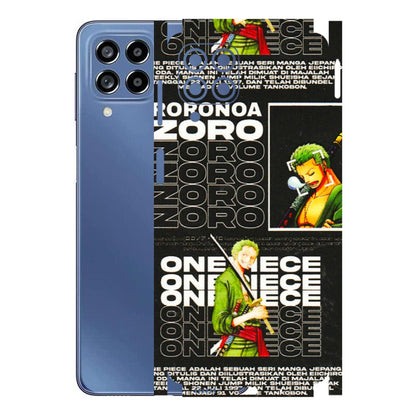 Samsung M/F/Note/Flip and C Phone Skins (All Models) - One Piece Zoro - 3D Embossed Finish (L-250) Samsung Galaxy M53 (5G)