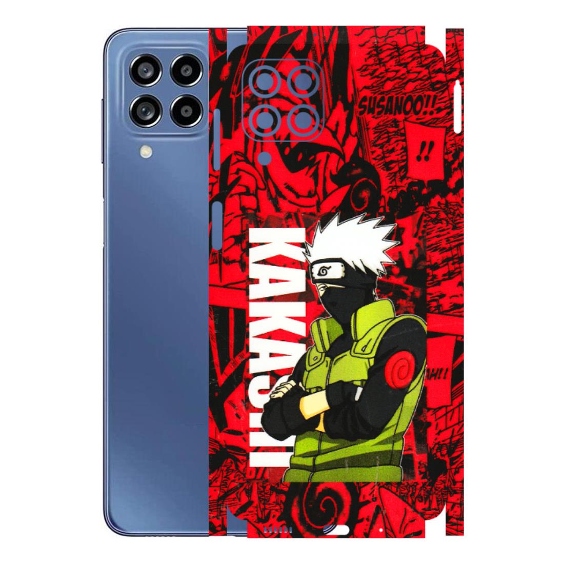Samsung M/F/Note/Flip and C Phone Skins (All Models) - Kakashi Red Anime - 3D Embossed Finish (L-251) Samsung Galaxy M53 (5G)