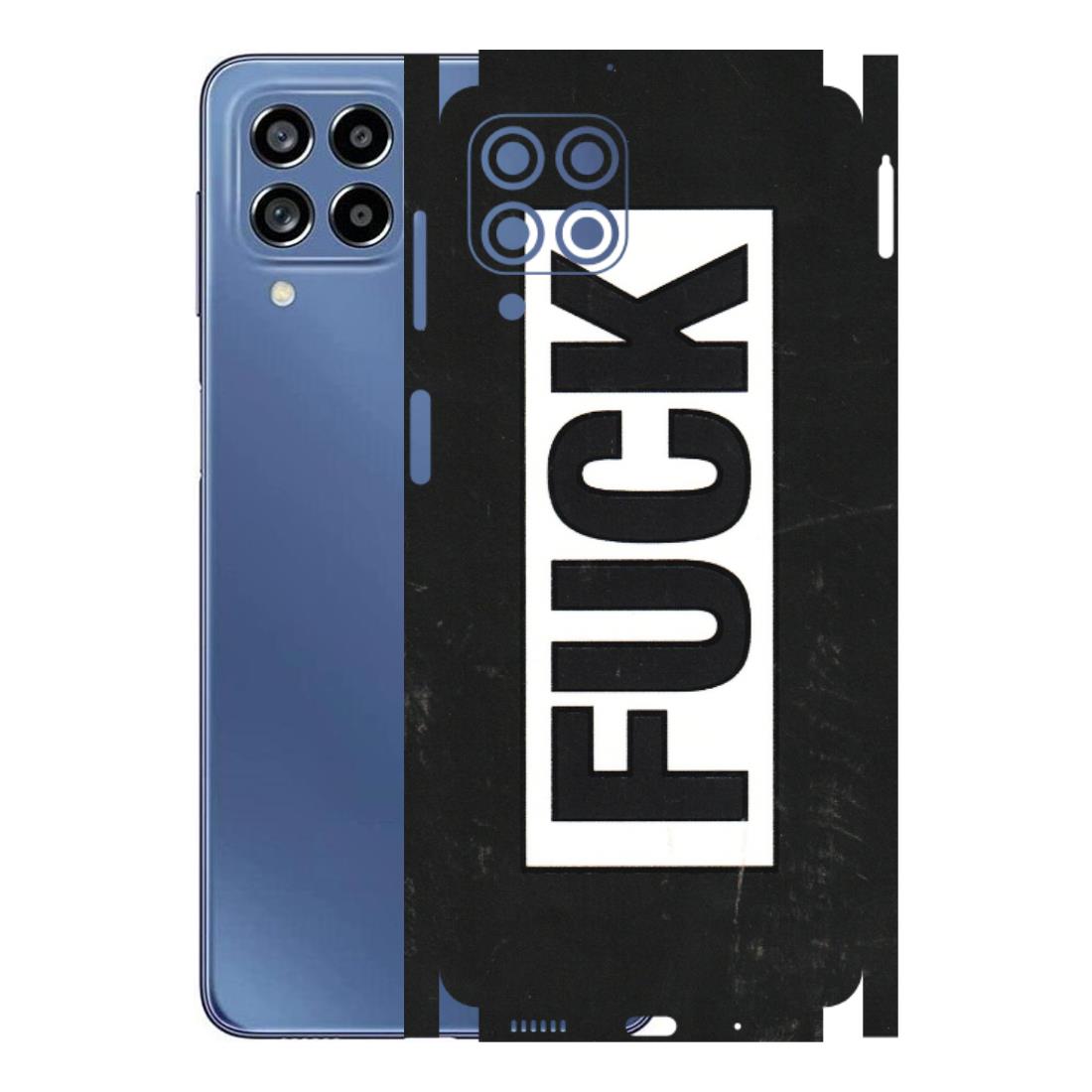 Samsung M/F/Note/Flip and C Phone Skins (All Models) - The F Word - 3D Embossed Finish (L-255) Samsung Galaxy M53 (5G)