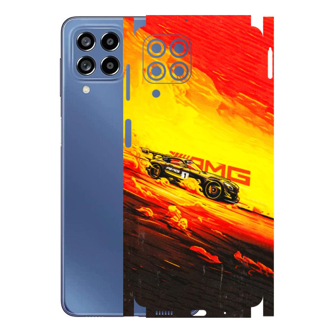 Samsung M/F/Note/Flip and C Phone Skins (All Models) - AMG Car Speed Cover - 3D Embossed Finish (L-256) Samsung Galaxy M53 (5G)