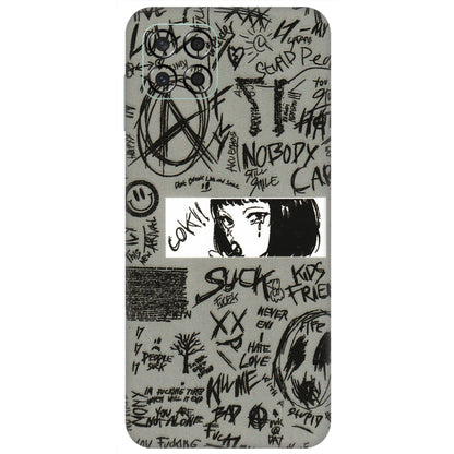 Samsung M/F/Note/Flip and C Phone Skins (All Models) - Never Have Love Anime - 3D Embossed Finish (L-260) Samsung Galaxy M53 (5G)