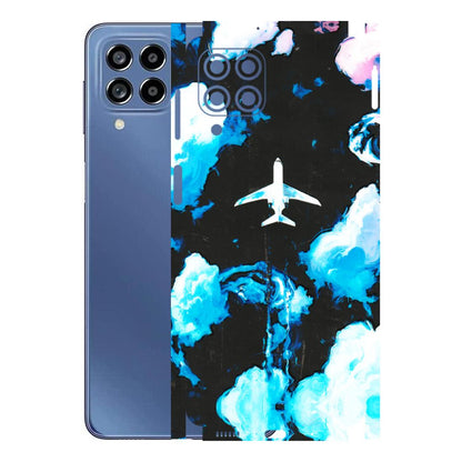 Samsung M/F/Note/Flip and C Phone Skins (All Models) - Travel In Airline - 3D Embossed Finish (L-264) Samsung Galaxy M53 (5G)