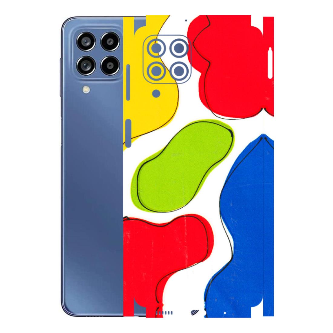 Samsung M/F/Note/Flip and C Phone Skins (All Models) - RGB Colour Paint - 3D Embossed Finish (L-284) Samsung Galaxy M53 (5G)
