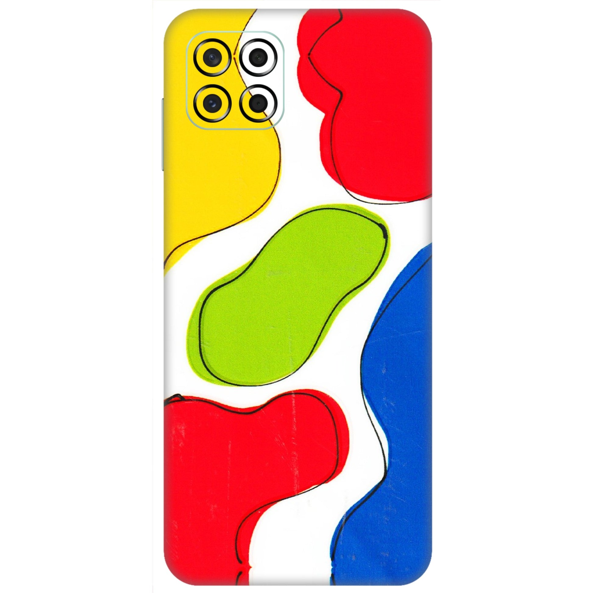 Samsung M/F/Note/Flip and C Phone Skins (All Models) - RGB Colour Paint - 3D Embossed Finish (L-284) Samsung Galaxy M53 (5G)