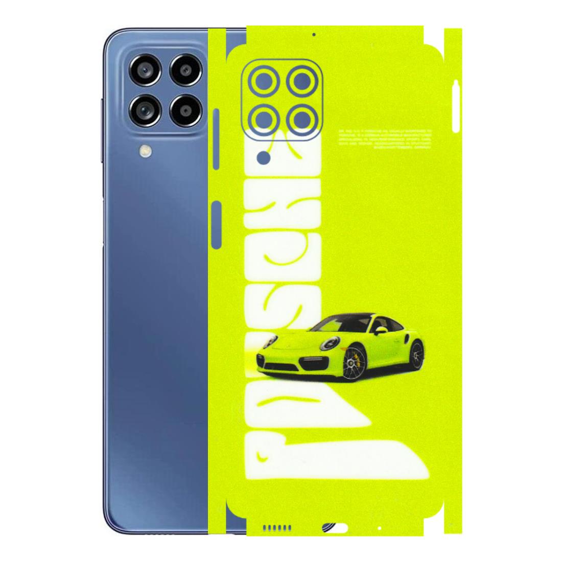 Samsung M/F/Note/Flip and C Phone Skins (All Models) - Lime Green Porche - 3D Embossed Finish (L-30) Samsung Galaxy M53 (5G)
