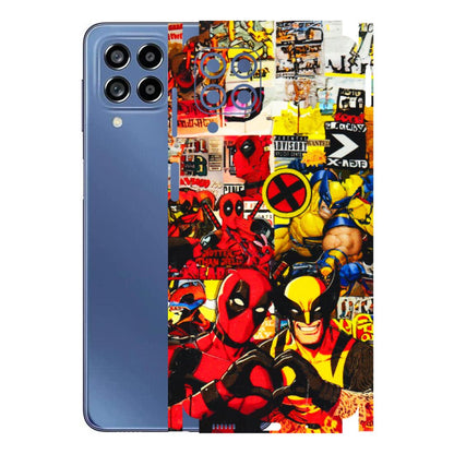 Samsung M/F/Note/Flip and C Phone Skins (All Models) - Spidy Wolverine - 3D Embossed Finish (L-310) Samsung Galaxy M53 (5G)