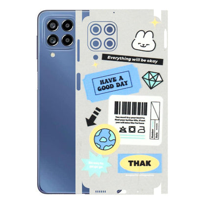 Samsung M/F/Note/Flip and C Phone Skins (All Models) - Will Be Okay Design - 3D Embossed Finish (L-316) Samsung Galaxy M53 (5G)