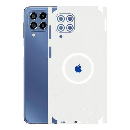 Samsung M/F/Note/Flip and C Phone Skins (All Models) - iPhone Magsafe Logo - 3D Embossed Finish (L-320) Samsung Galaxy M53 (5G)