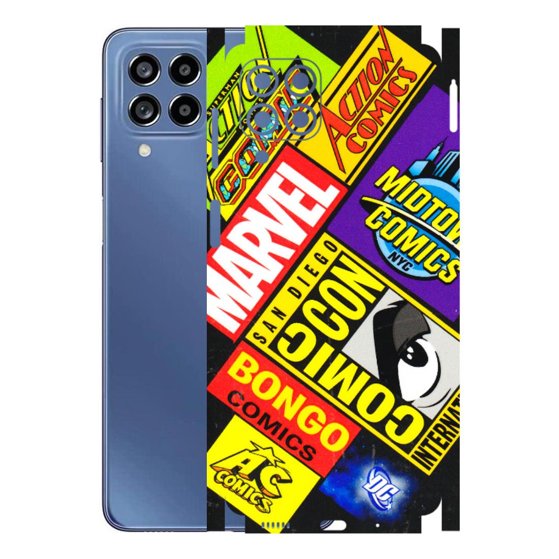 Samsung M/F/Note/Flip and C Phone Skins (All Models) - Bongo Comic Con - 3D Embossed Finish (L-325) Samsung Galaxy M53 (5G)