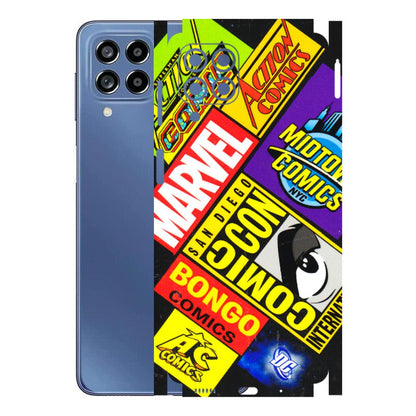 Samsung M/F/Note/Flip and C Phone Skins (All Models) - Bongo Comic Con - 3D Embossed Finish (L-325) Samsung Galaxy M53 (5G)
