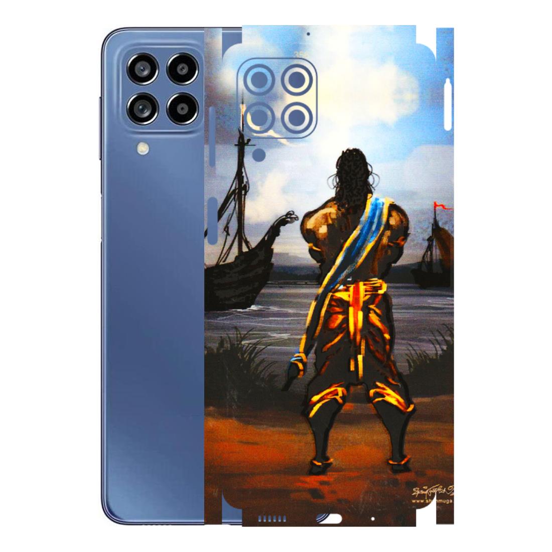 Samsung M/F/Note/Flip and C Phone Skins (All Models) - Heavenly God Figure - 3D Embossed Finish (L-34) Samsung Galaxy M53 (5G)