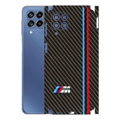 Samsung M/F/Note/Flip and C Phone Skins (All Models) - BM Carbon Fiber Feels - 3D Embossed Finish (L-38) Samsung Galaxy M53 (5G)