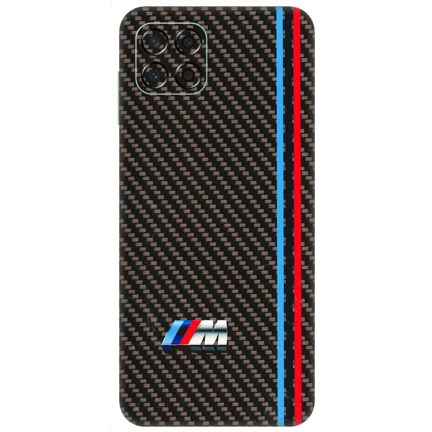 Samsung M/F/Note/Flip and C Phone Skins (All Models) - BM Carbon Fiber Feels - 3D Embossed Finish (L-38) Samsung Galaxy M53 (5G)