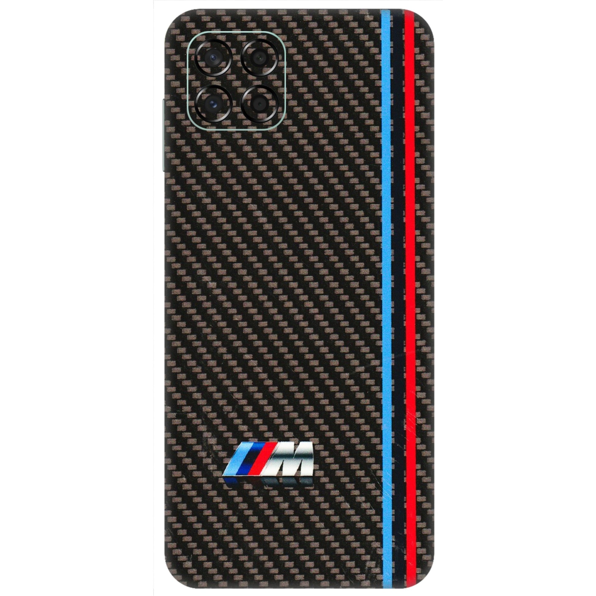 Samsung M/F/Note/Flip and C Phone Skins (All Models) - BM Carbon Fiber Feels - 3D Embossed Finish (L-38) Samsung Galaxy M53 (5G)