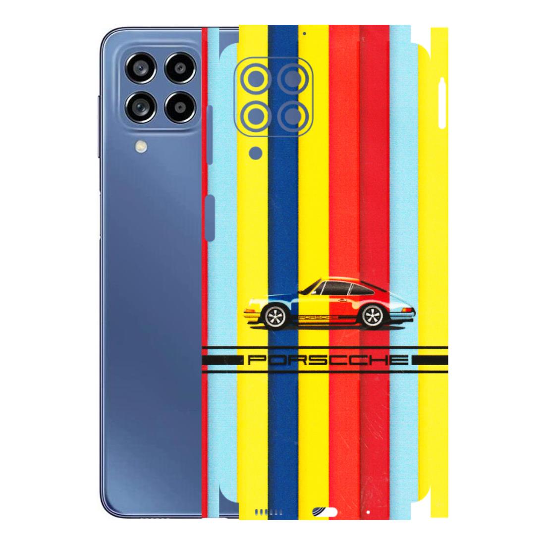 Samsung M/F/Note/Flip and C Phone Skins (All Models) - Multicolour Porche - 3D Embossed Finish (L-39) Samsung Galaxy M53 (5G)