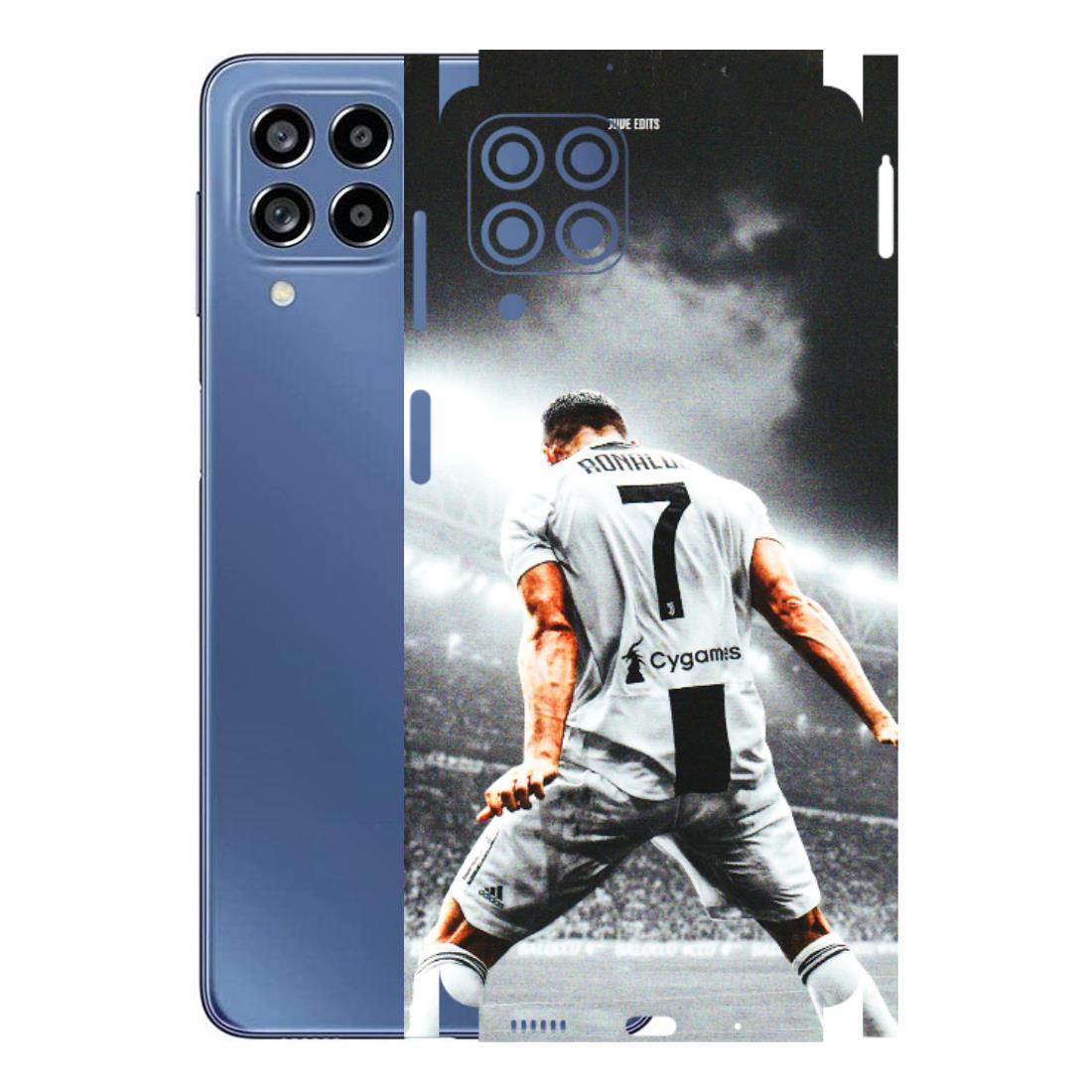 Samsung M/F/Note/Flip and C Phone Skins (All Models) - Ronaldo CR7 Crazy - 3D Embossed Finish (L-44) Samsung Galaxy M53 (5G)