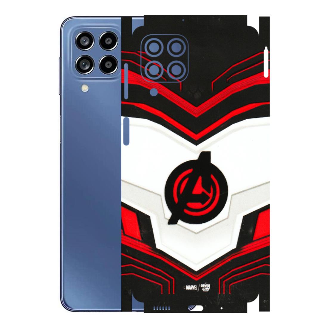 Samsung M/F/Note/Flip and C Phone Skins (All Models) - Avengers Logo - 3D Embossed Finish (L-55) Samsung Galaxy M53 (5G)