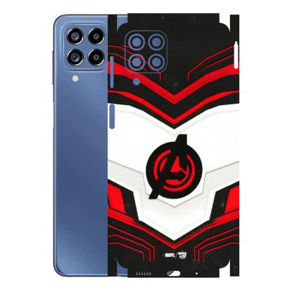 Samsung M/F/Note/Flip and C Phone Skins (All Models) - Avengers Logo - 3D Embossed Finish (L-55) Samsung Galaxy M53 (5G)