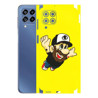 Samsung M/F/Note/Flip and C Phone Skins (All Models) - Flying Beardo - 3D Embossed Finish (L-60) Samsung Galaxy M53 (5G)