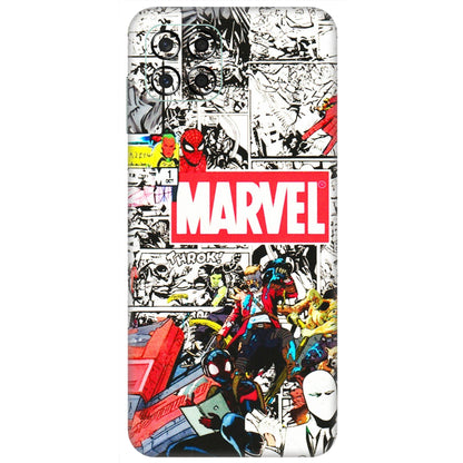Samsung M/F/Note/Flip and C Phone Skins (All Models) - Marvel Colorful Comic - 3D Embossed Finish (L-64) Samsung Galaxy M53 (5G)