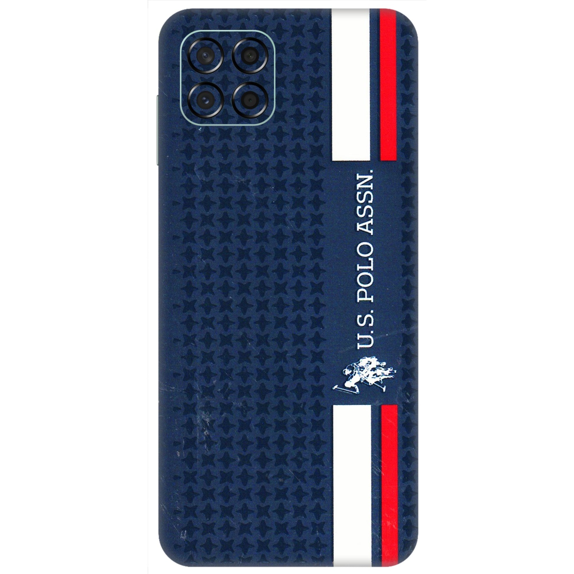 Samsung M/F/Note/Flip and C Phone Skins (All Models) - US POLO Designer Brand - 3D Embossed Finish (L-65) Samsung Galaxy M53 (5G)