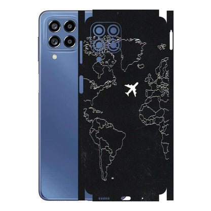 Samsung M/F/Note/Flip and C Phone Skins (All Models) - Never Ending Travel - 3D Embossed Finish (L-79) Samsung Galaxy M53 (5G)