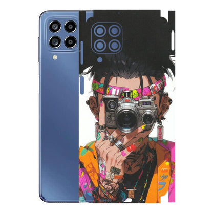 Samsung M/F/Note/Flip and C Phone Skins (All Models) - Camera Lover Girl - Matte Finish (M-09) Samsung Galaxy M53 (5G)