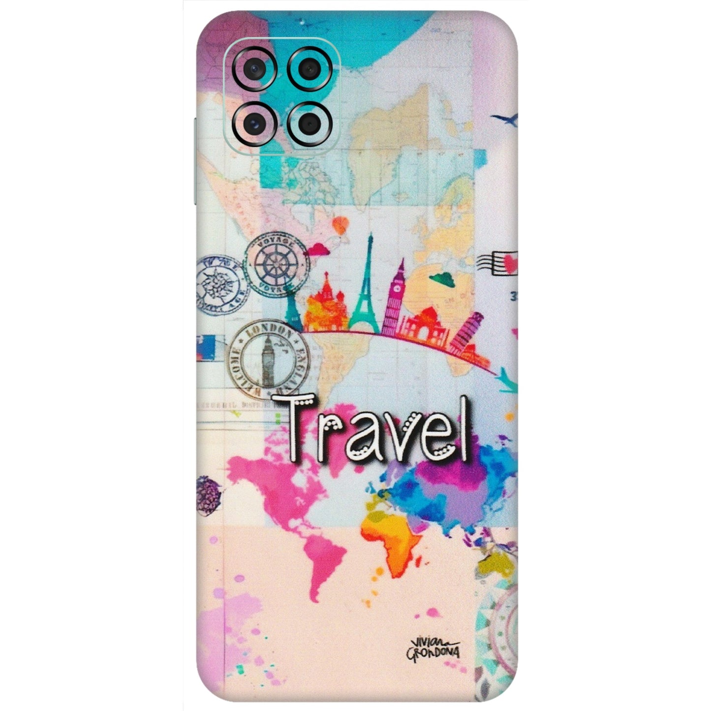 Samsung M/F/Note/Flip and C Phone Skins (All Models) - Travel The Wonders - Matte Finish (M-108) Samsung Galaxy M53 (5G)