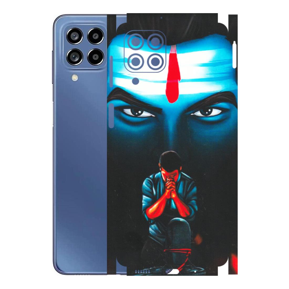 Samsung M/F/Note/Flip and C Phone Skins (All Models) - Mahakal Bhakt - Matte Finish (M-112) Samsung Galaxy M53 (5G)