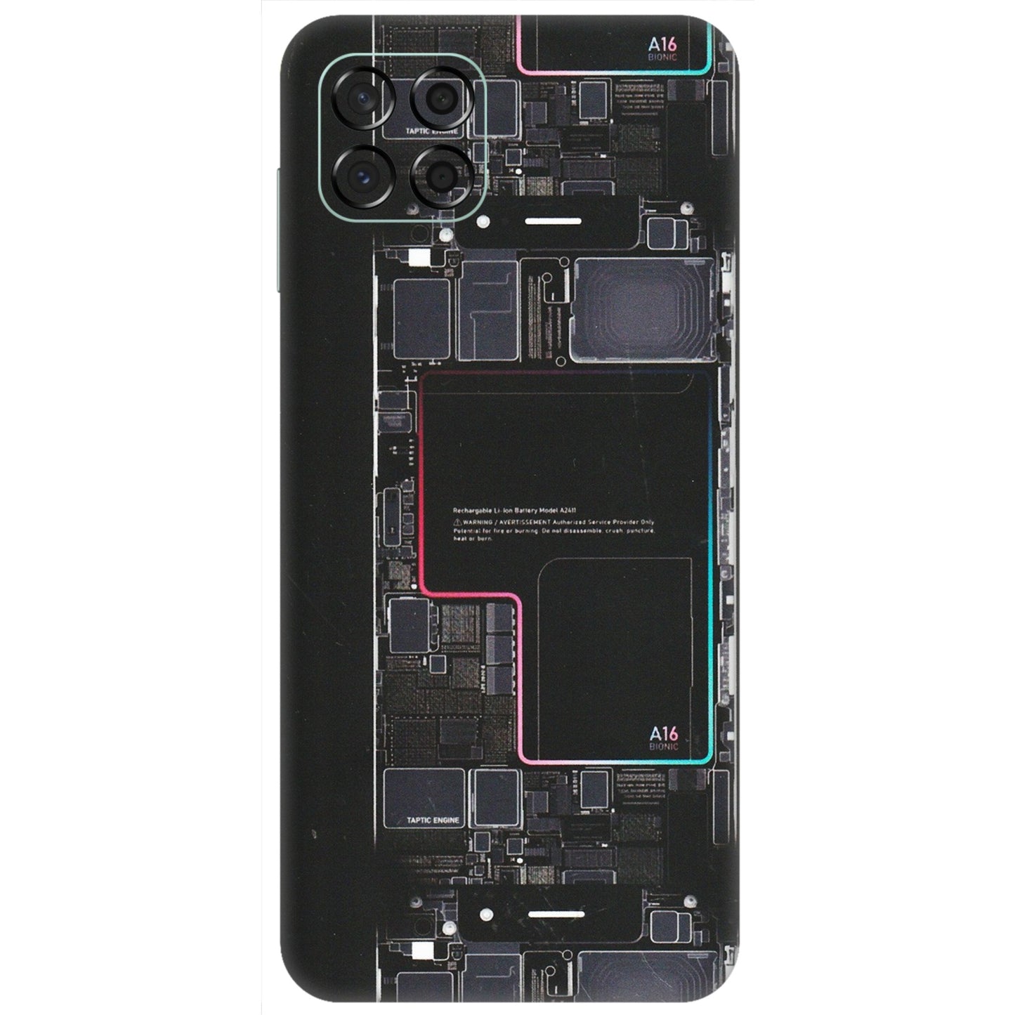Samsung M/F/Note/Flip and C Phone Skins (All Models) - Motherboard Circuit Layout - Matte Finish (M-117) Samsung Galaxy M53 (5G)