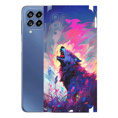Samsung M/F/Note/Flip and C Phone Skins (All Models) - New Wild Wolf Abstract - Matte Finish (M-125) Samsung Galaxy M53 (5G)