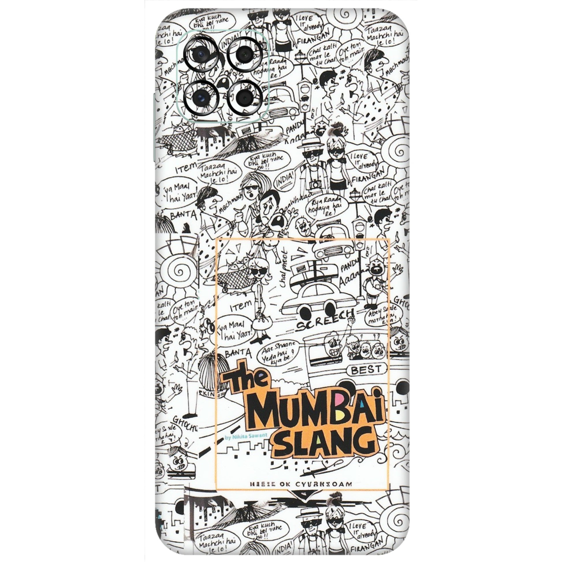 Samsung M/F/Note/Flip and C Phone Skins (All Models) - The Mumbai Slang - Matte Finish (M-142) Samsung Galaxy M53 (5G)