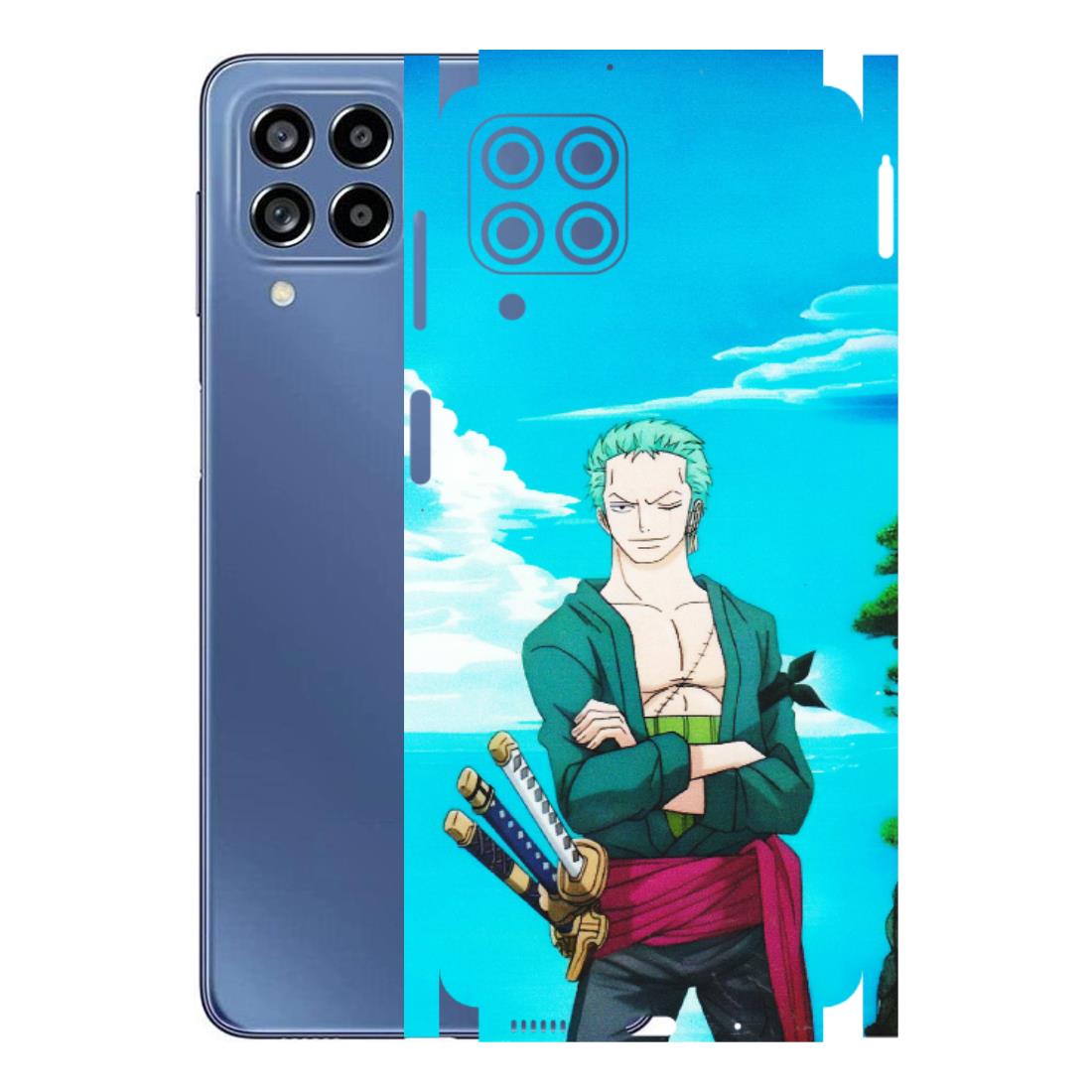 Samsung M/F/Note/Flip and C Phone Skins (All Models) - Cool Swordman Zoro Anime - Matte Finish (M-143) Samsung Galaxy M53 (5G)