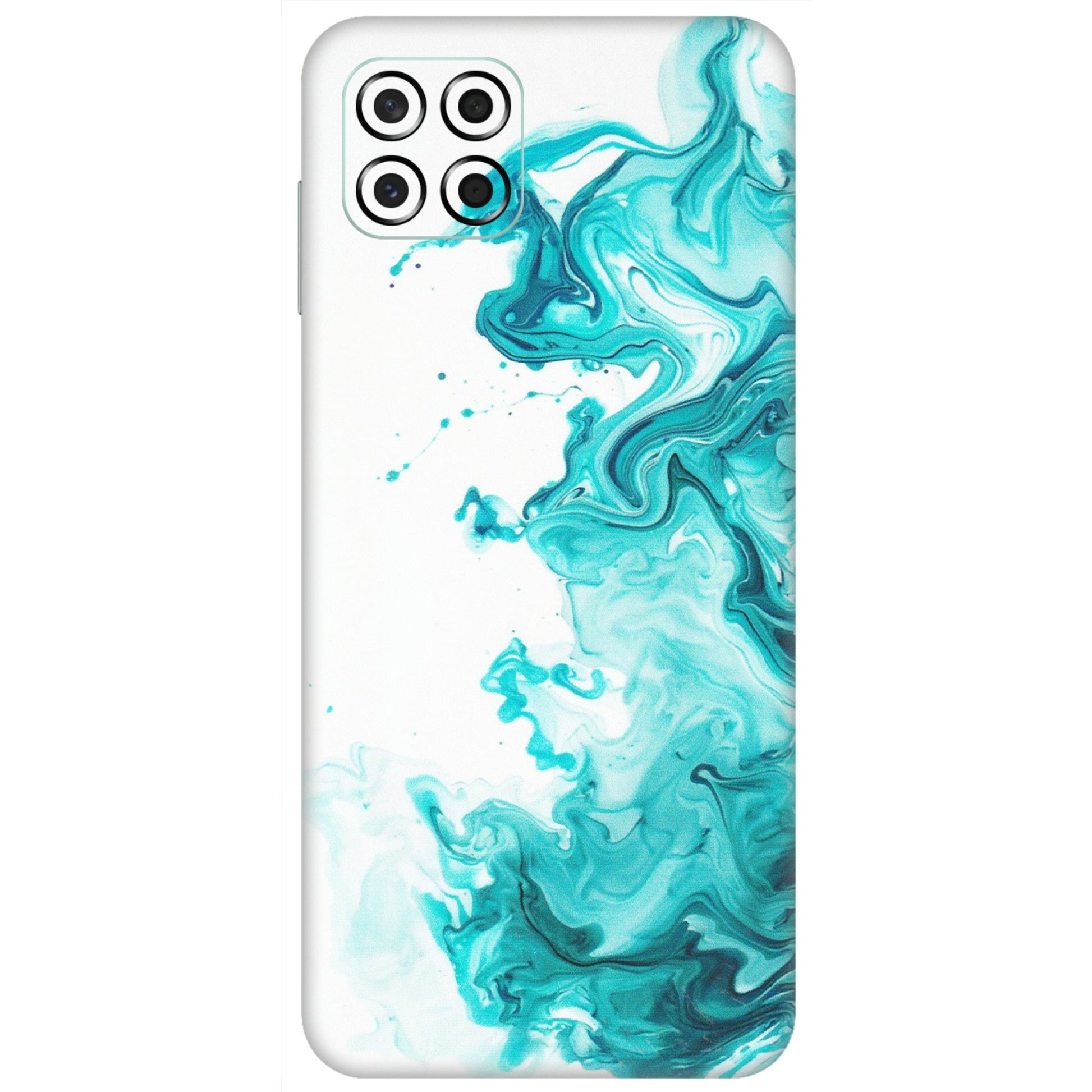 Samsung M/F/Note/Flip and C Phone Skins (All Models) - Sky Blue Abstract Colour - Matte Finish (M-146) Samsung Galaxy M53 (5G)
