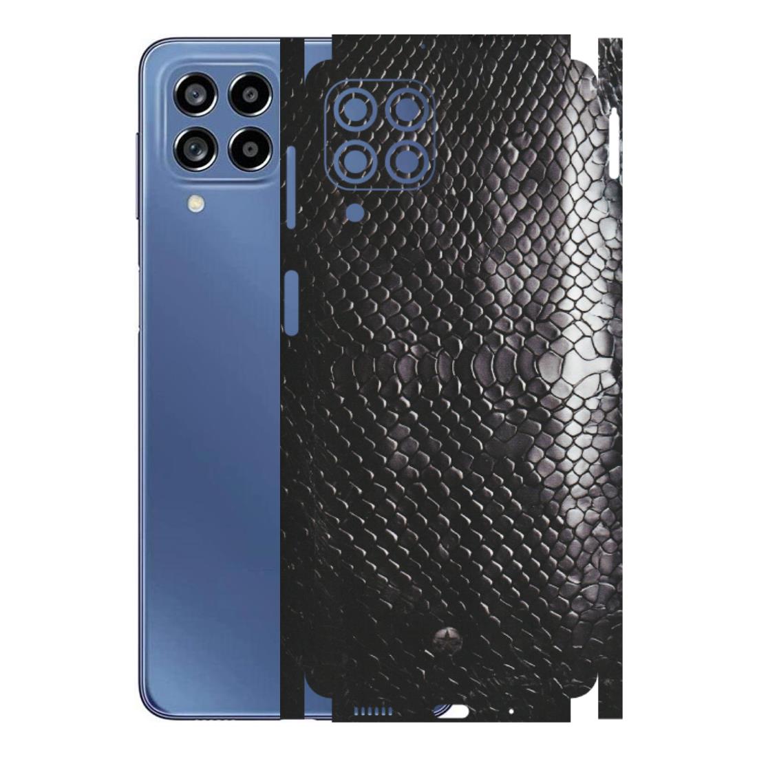 Samsung M/F/Note/Flip and C Phone Skins (All Models) - Black Snack Leather - Matte Finish (M-147) Samsung Galaxy M53 (5G)