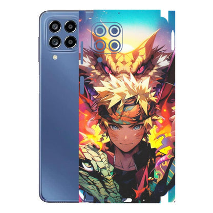 Samsung M/F/Note/Flip and C Phone Skins (All Models) - Angry Naruto Anime - Matte Finish (M-148) Samsung Galaxy M53 (5G)
