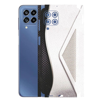 Samsung M/F/Note/Flip and C Phone Skins (All Models) - Black And White Iconic Convoy - Matte Finish (M-149) Samsung Galaxy M53 (5G)