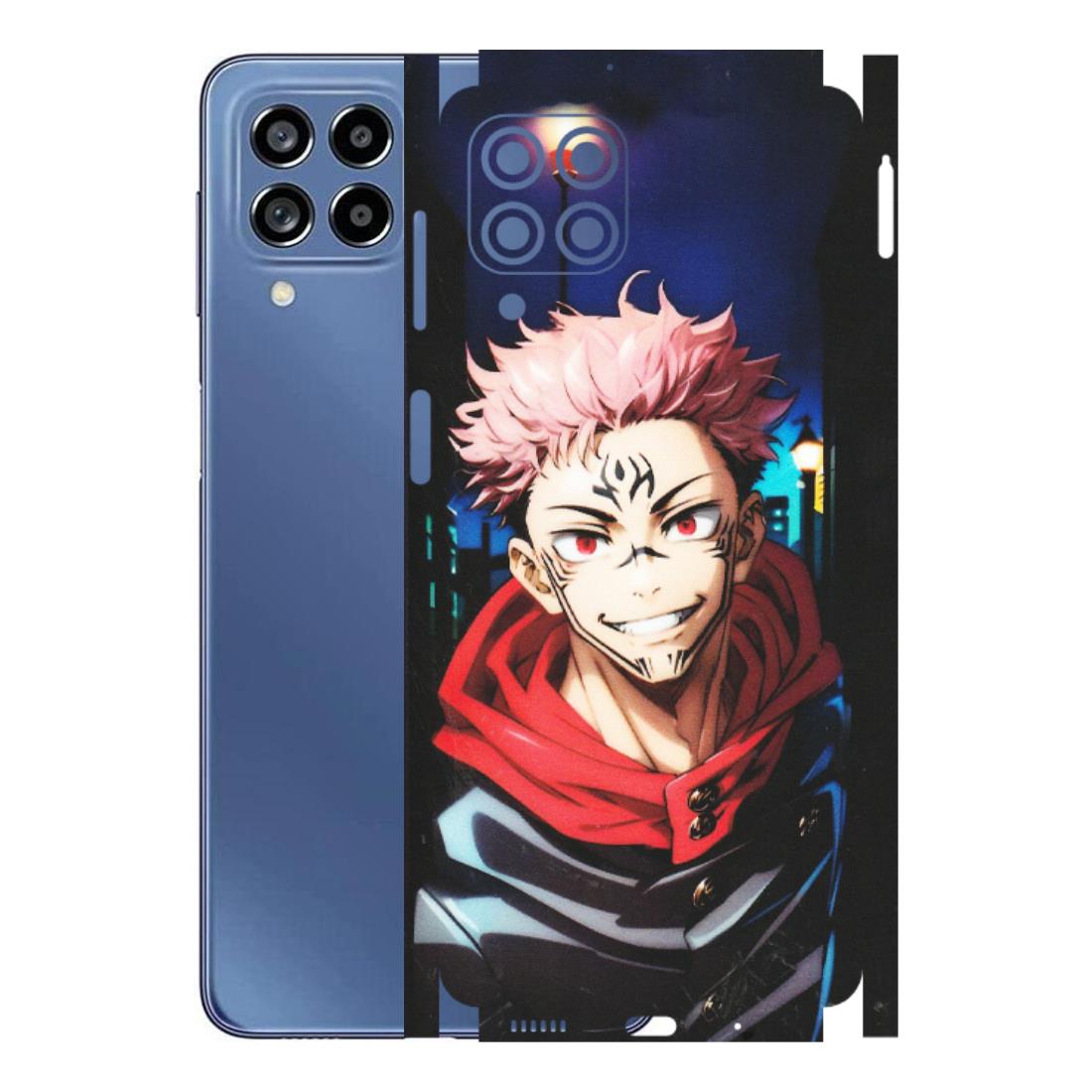 Samsung M/F/Note/Flip and C Phone Skins (All Models) - Yuji Itadori Funny Face Anime - Matte Finish (M-152) Samsung Galaxy M53 (5G)