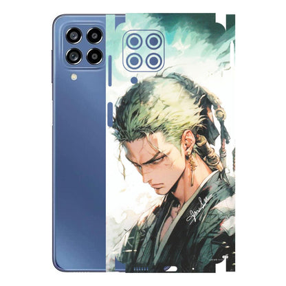 Samsung M/F/Note/Flip and C Phone Skins (All Models) - Pirate Hunter One Piece Anime - Matte Finish (M-157) Samsung Galaxy M53 (5G)