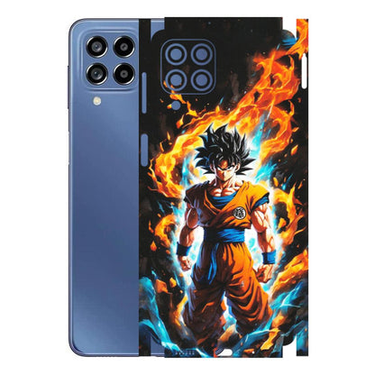 Samsung M/F/Note/Flip and C Phone Skins (All Models) - Goku Transformation Anime - Matte Finish (M-159) Samsung Galaxy M53 (5G)