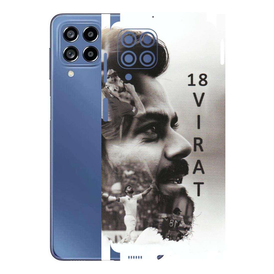 Samsung M/F/Note/Flip and C Phone Skins (All Models) - Virat Kohli Cricketer - Matte Finish (M-163) Samsung Galaxy M53 (5G)