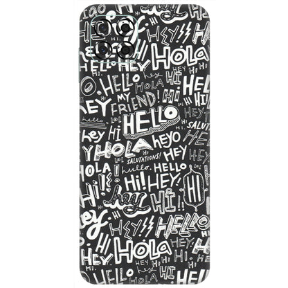 Samsung M/F/Note/Flip and C Phone Skins (All Models) - Hi Hello Doodles - Matte Finish (M-25) Samsung Galaxy M53 (5G)