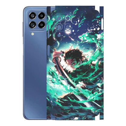 Samsung M/F/Note/Flip and C Phone Skins (All Models) - Sword Fighter Anime - Matte Finish (M-29) Samsung Galaxy M53 (5G)