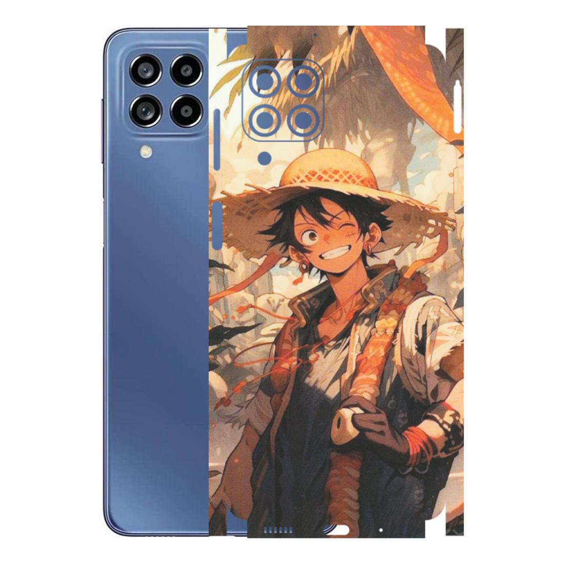 Samsung M/F/Note/Flip and C Phone Skins (All Models) - Anime Character Smile - Matte Finish (M-33) Samsung Galaxy M53 (5G)