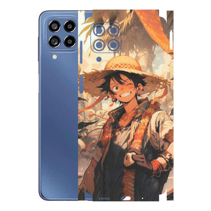 Samsung M/F/Note/Flip and C Phone Skins (All Models) - Anime Character Smile - Matte Finish (M-33) Samsung Galaxy M53 (5G)