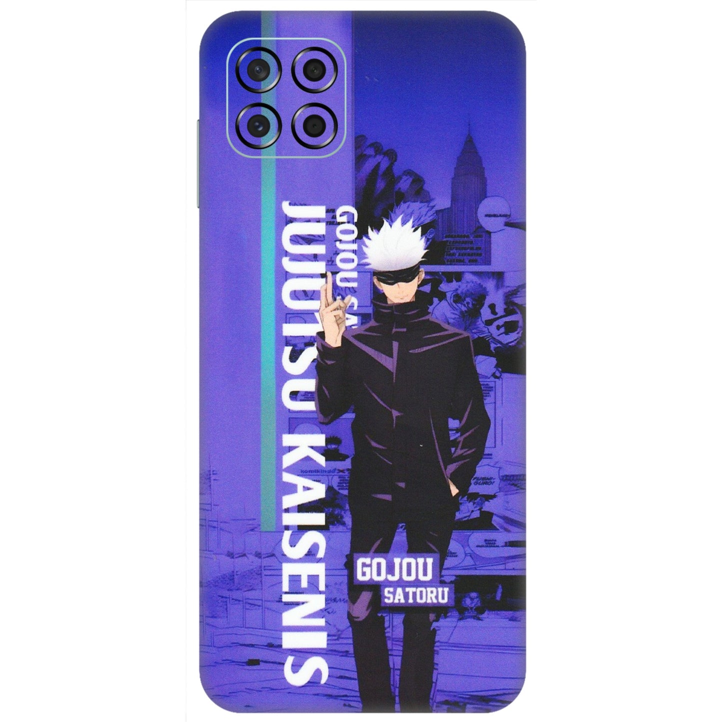 Samsung M/F/Note/Flip and C Phone Skins (All Models) - Jujutsu Kaisen Gojo - Matte Finish (M-05) Samsung Galaxy M53 (5G)